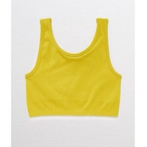 Aerie Chartreuse Tank Bralette, size XL
